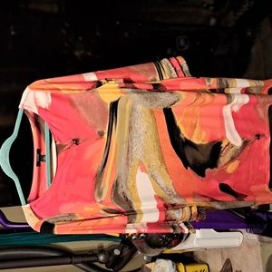 ALFANI    size 1X  artsy  versatile tunic/ dress/mini dress.